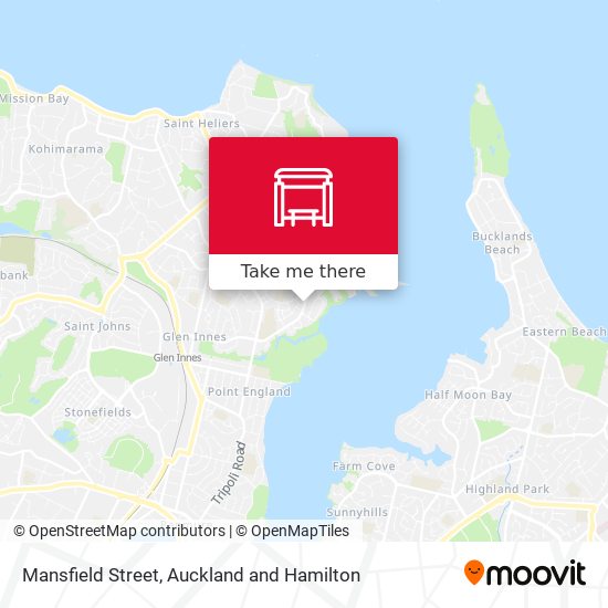 Mansfield Street map