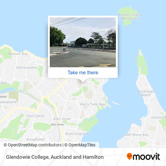 Glendowie College map