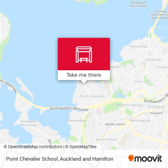 Point Chevalier School map