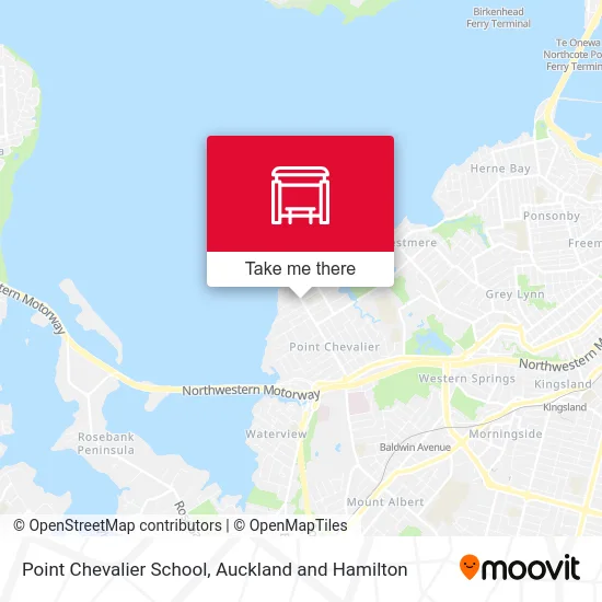 Point Chevalier School map