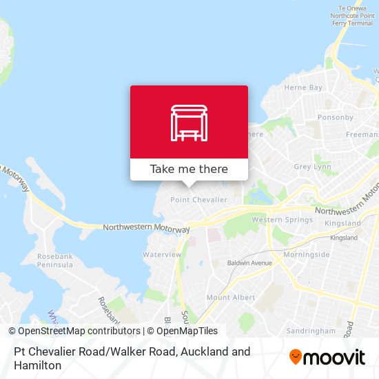 Pt Chevalier Road/Walker Road map