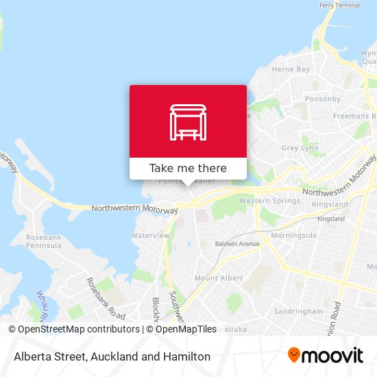 Alberta Street map