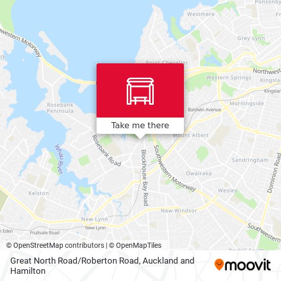 Great North Road/Roberton Road map