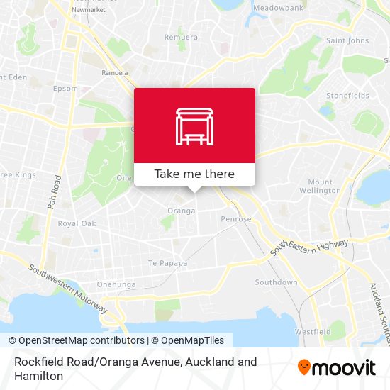 Rockfield Road/Oranga Avenue map