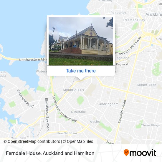 Ferndale House map