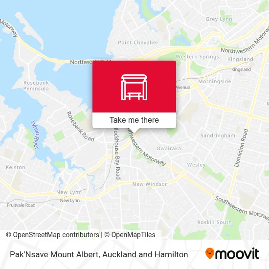 Pak'Nsave Mount Albert map