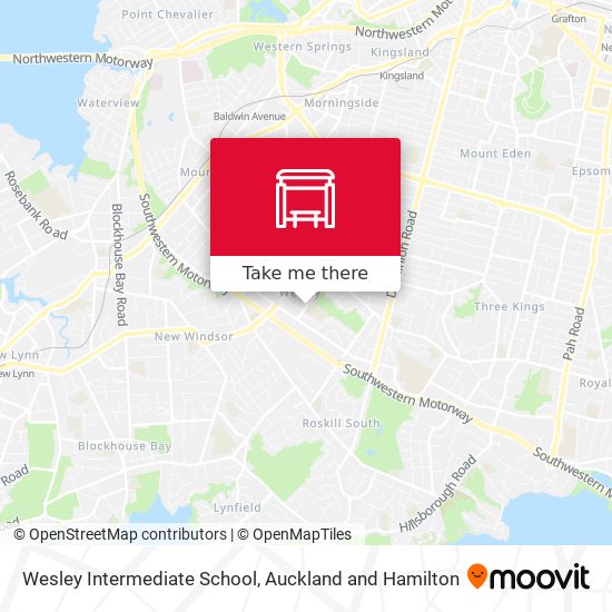 Wesley Intermediate School map