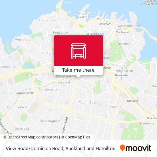 View Road/Dominion Road map