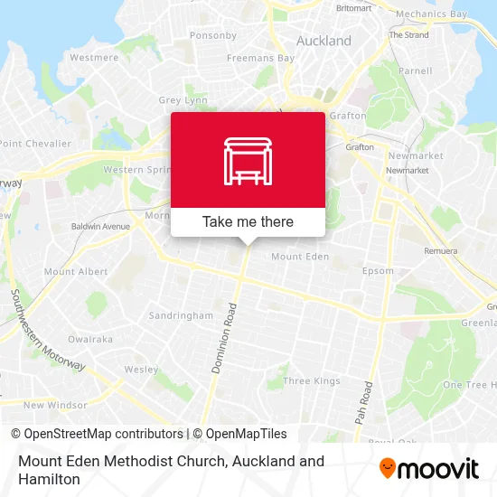 Mount Eden Methodist Church map