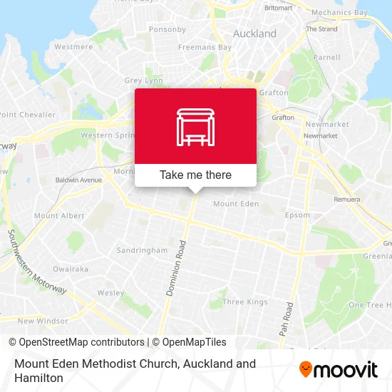 Mount Eden Methodist Church map