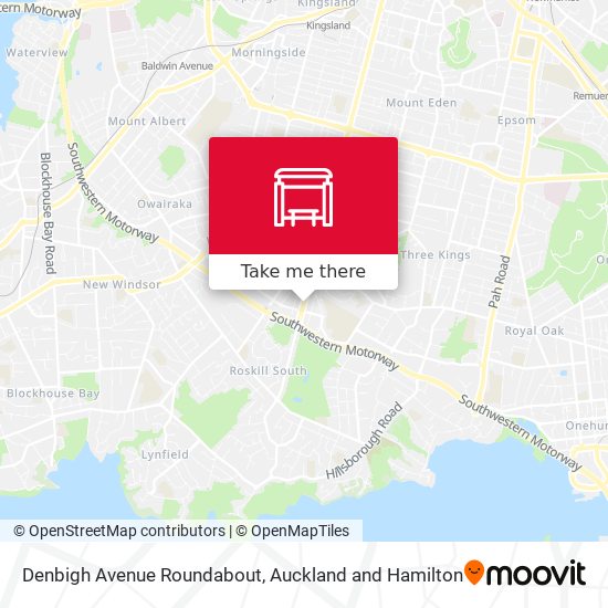 Denbigh Avenue Roundabout map