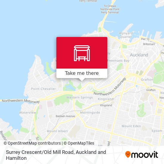 Surrey Crescent/Old Mill Road map