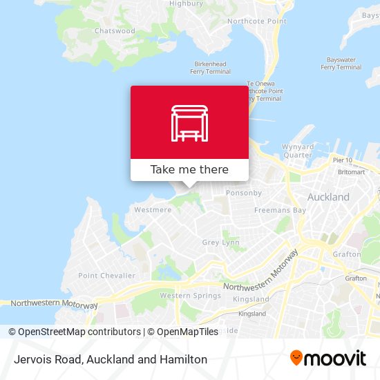 Jervois Road map