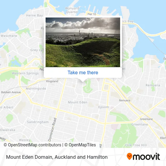 Mount Eden Domain map