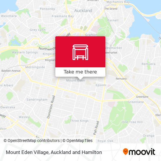 Mount Eden Village map