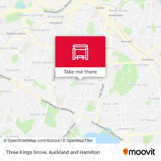 Three Kings Grove map