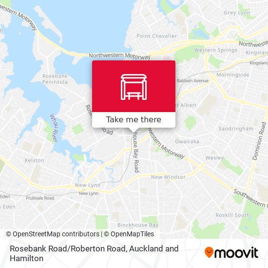 Rosebank Road/Roberton Road map