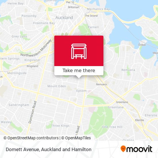 Domett Avenue map