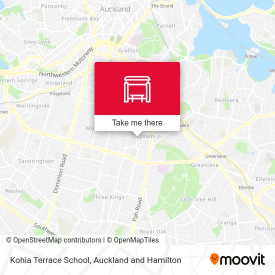 Kohia Terrace School map