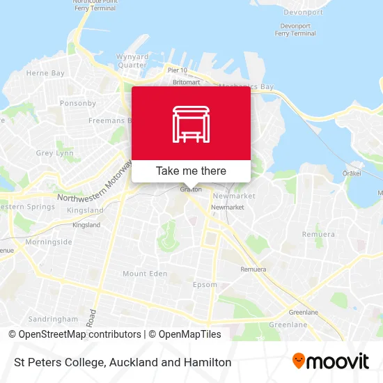 St Peters College map