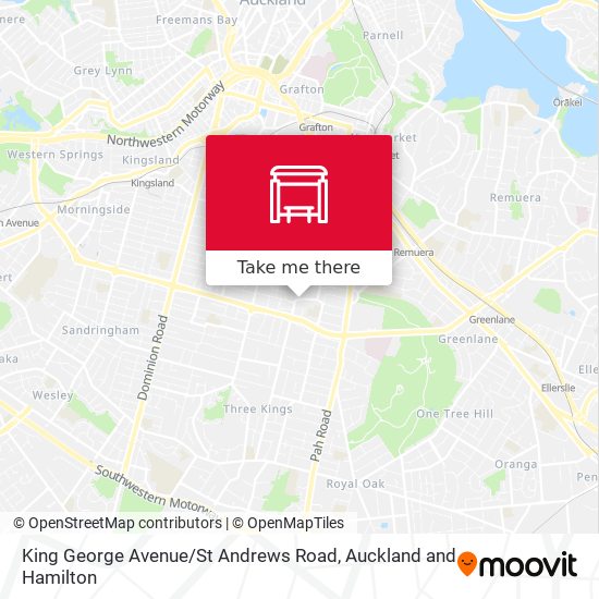 King George Avenue / St Andrews Road map