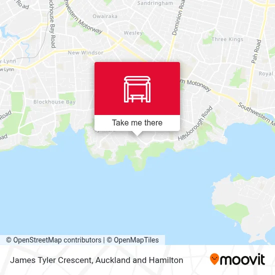 James Tyler Crescent map