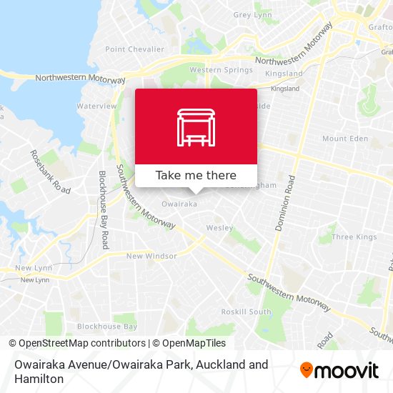 Owairaka Avenue/Owairaka Park map