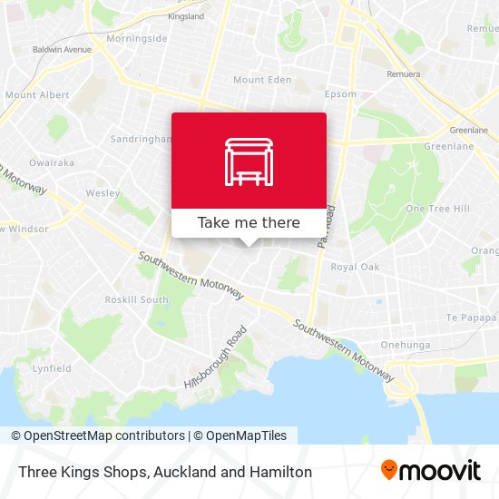 Three Kings Shops map