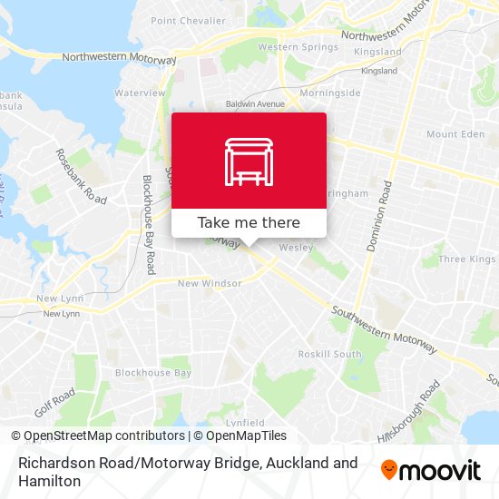 Richardson Road / Motorway Bridge map