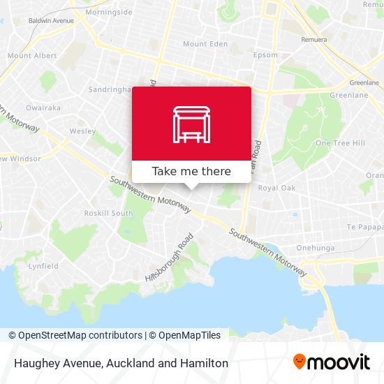 Haughey Avenue map