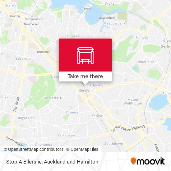 Stop A Ellerslie map