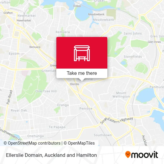 Ellerslie Domain map