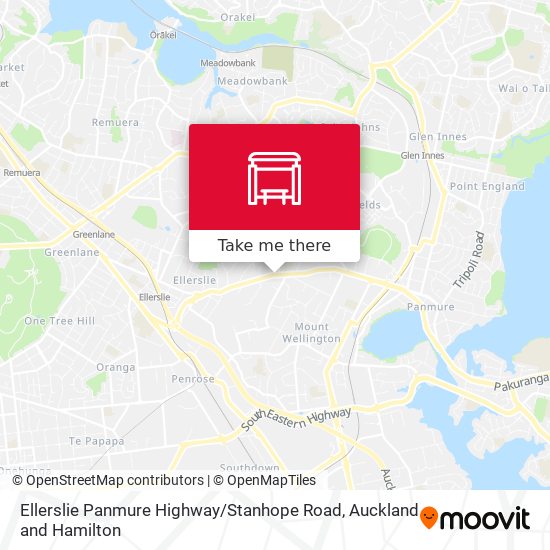 Ellerslie Panmure Highway / Stanhope Road map