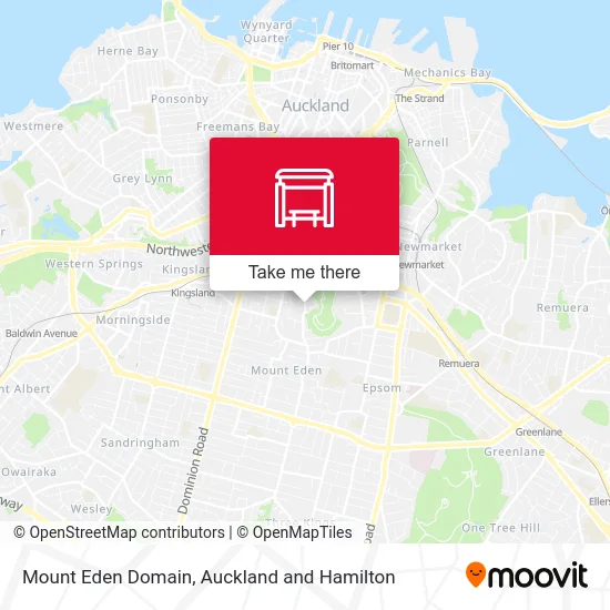 Mount Eden Domain map