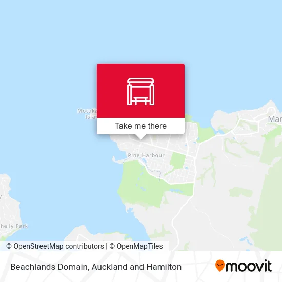 Beachlands Domain map