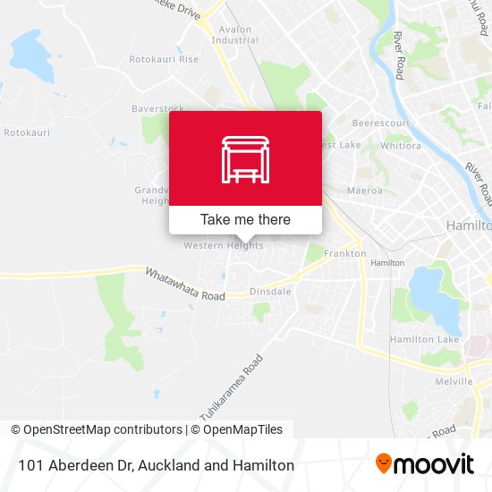 101 Aberdeen Dr map