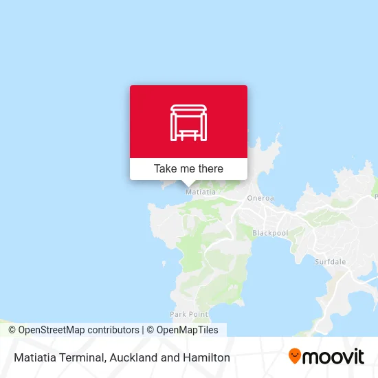 Matiatia Terminal map