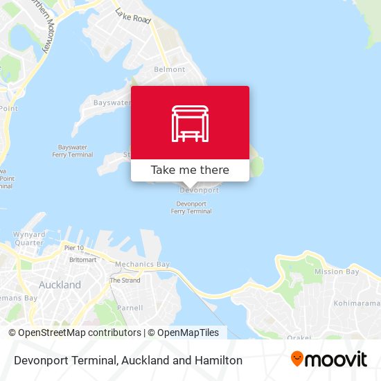 Devonport Terminal map