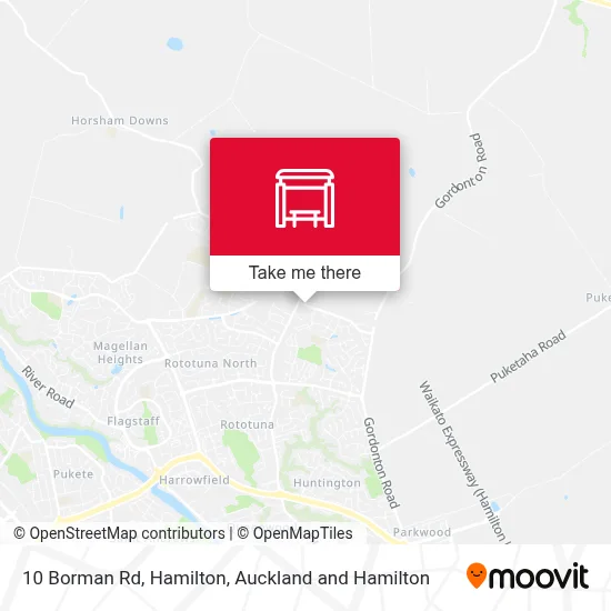 10 Borman Rd, Hamilton map