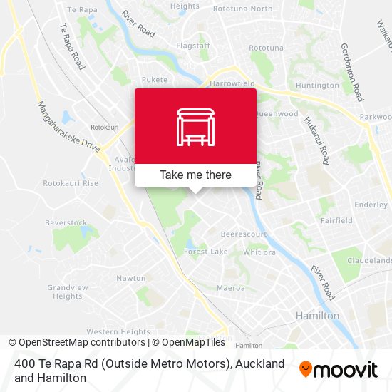 400 Te Rapa Rd (Outside Metro Motors) map