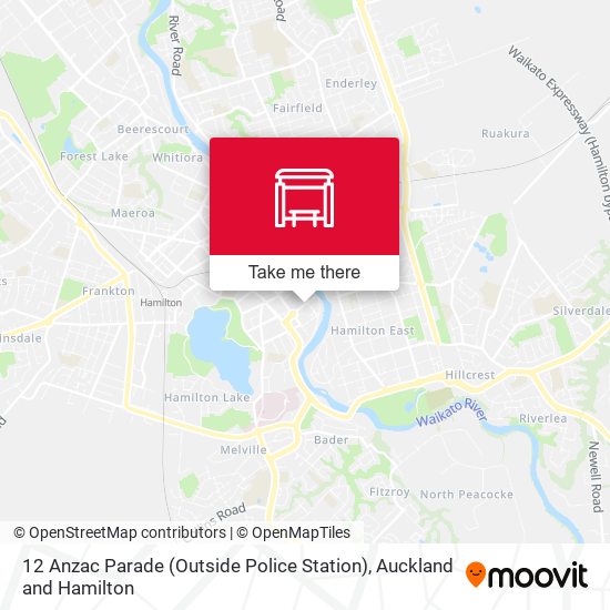 12 Anzac Parade (Outside Police Station) map