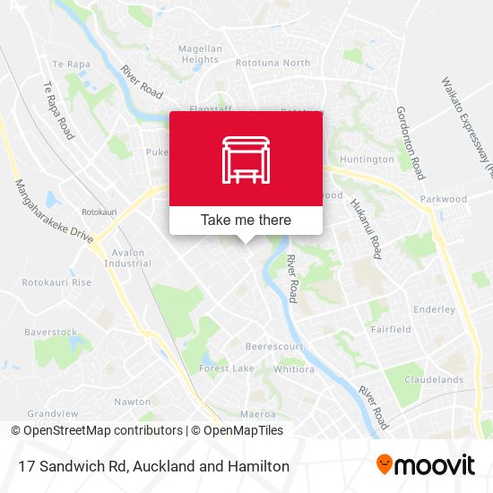 17 Sandwich Rd map