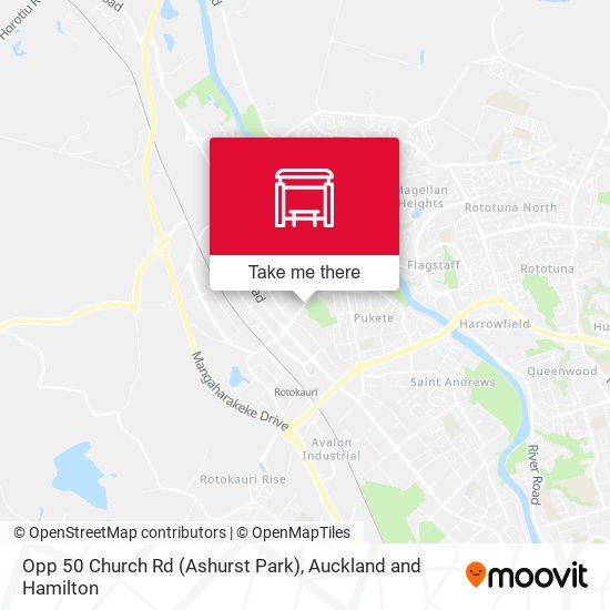 Opp 50 Church Rd (Ashurst Park) map