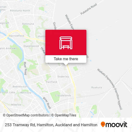 253 Tramway Rd, Hamilton map