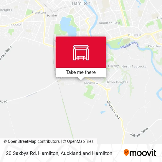20 Saxbys Rd, Hamilton map