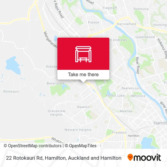 22 Rotokauri Rd, Hamilton map