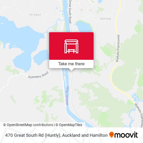 470 Great South Rd (Huntly) map