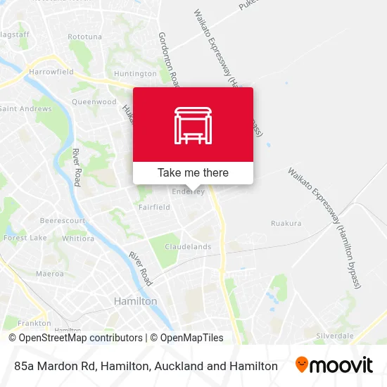 85a Mardon Rd, Hamilton map