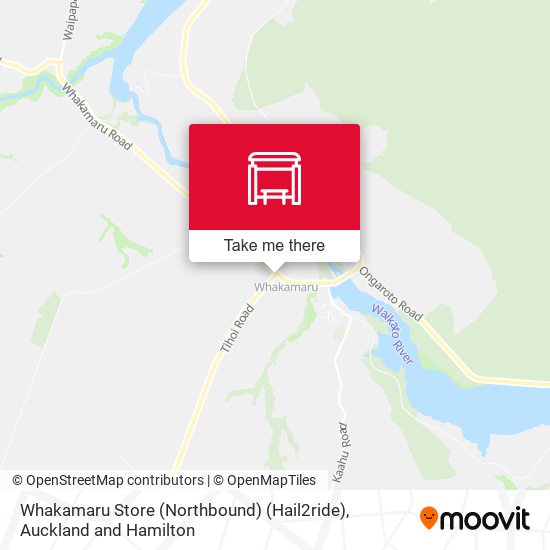 Whakamaru Store (Northbound) (Hail2ride) map