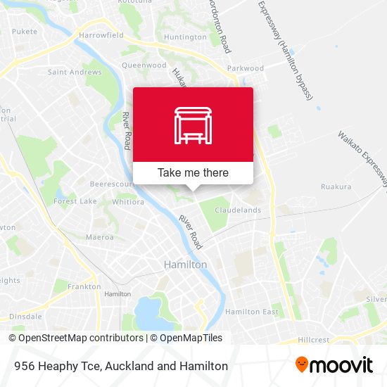 956 Heaphy Tce map